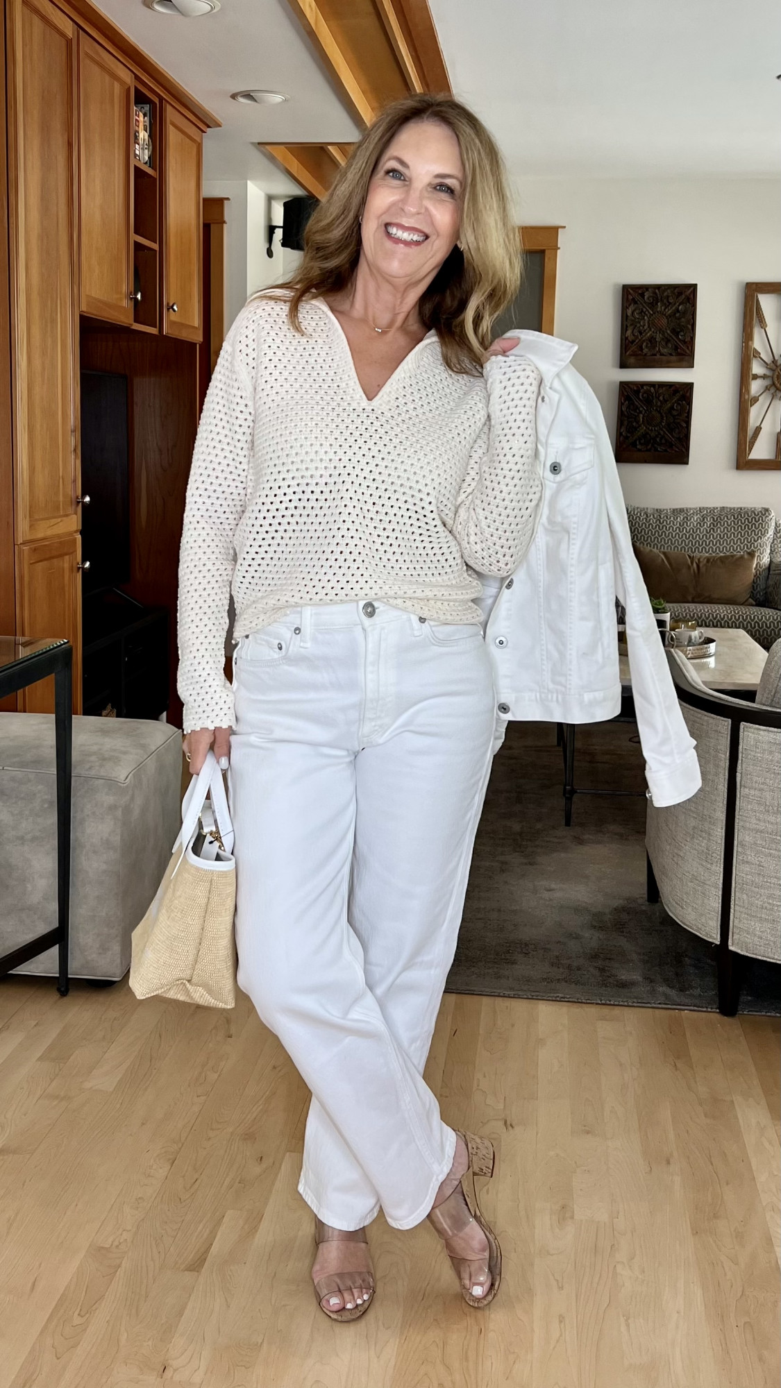 Tide Jean - White Denim