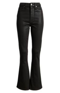 A fall wardrobe staple - black coated jeans