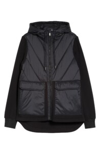 Black, Zella Hybrid Puffer Jacket