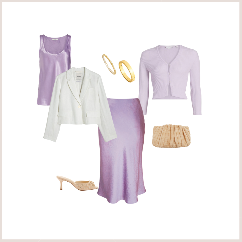 Lavender vince outfit