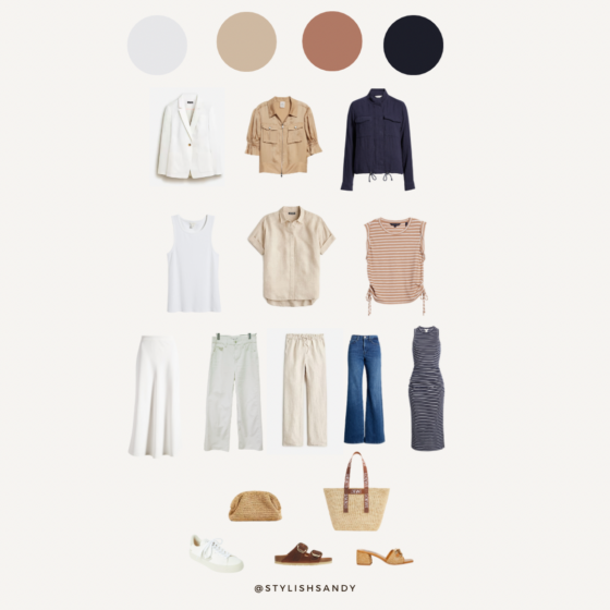 3 Go-To Basics & 16 Piece Capsule Wardrobe! - Stylish Sandy