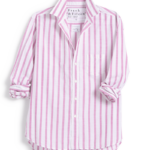 Pink stripe button up