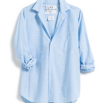 Light blue button up