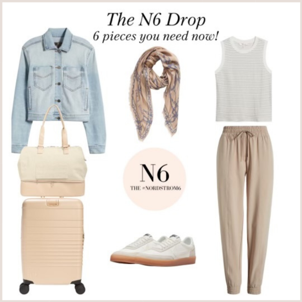 The June N6 Drop. Siz pieces that create a travel outfit.