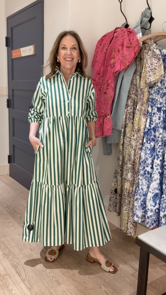 Stripe dress from Anthropologie