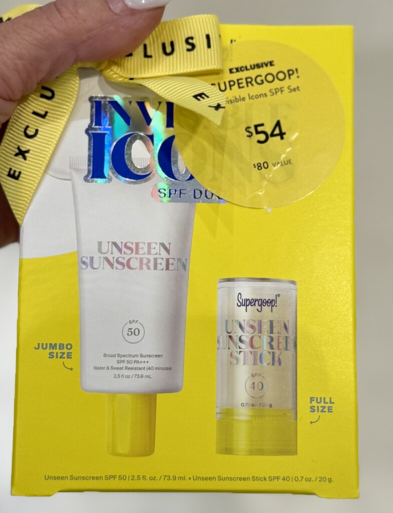 Supergoop Unseen Sunscreen onn the Nordstrom Anniversaary Sale