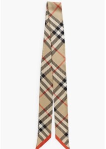 Burberry skinny scarf