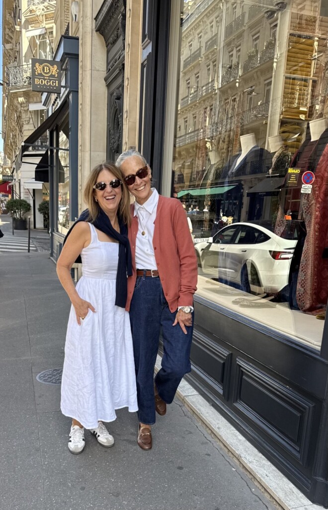 shopping with Linda Wright of Crimson Cashmere