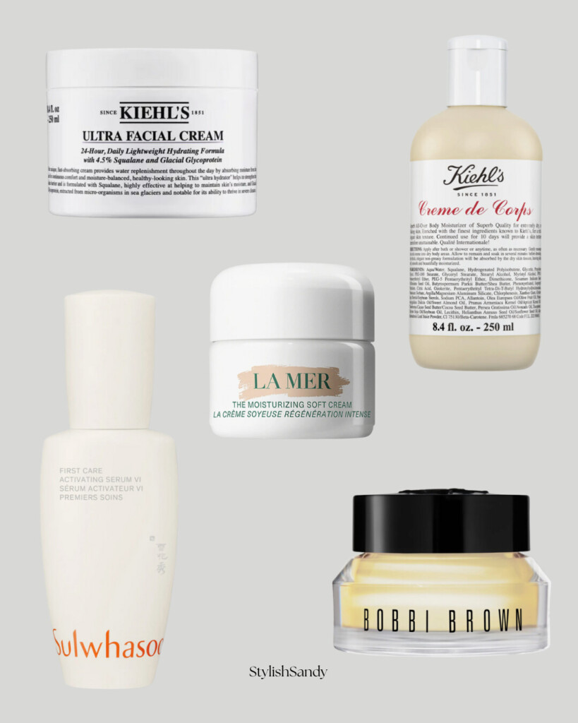 daily hydration. kiehls, bobby brown, Suwashoo and la mer