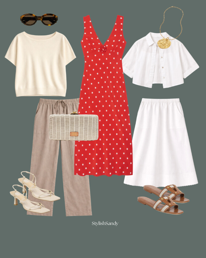 eails dress, splendid pants and vince skirt