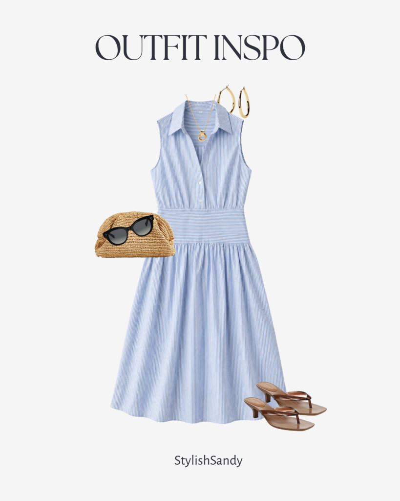 stripe dress from anthropologie