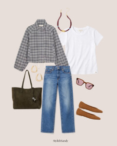 rails jacket and ag brinley jeans